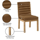  Color_Saddle -- Evelyn Saddle Velvet Upholstered Dining Chair IMAGE 9