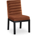  Color_Cognac -- Evelyn Cognac Velvet Upholstered Dining Chair IMAGE 1