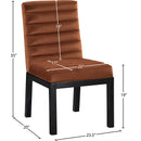  Color_Cognac -- Evelyn Cognac Velvet Upholstered Dining Chair IMAGE 8