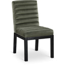  Color_Green -- Evelyn Green Velvet Upholstered Dining Chair IMAGE 1