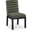 Meridian Evelyn Green Velvet Dining Chair IMAGE 1