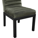  Color_Green -- Evelyn Green Velvet Upholstered Dining Chair IMAGE 6