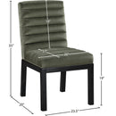  Color_Green -- Evelyn Green Velvet Upholstered Dining Chair IMAGE 8