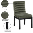  Color_Green -- Evelyn Green Velvet Upholstered Dining Chair IMAGE 9