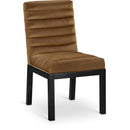  Color_Saddle -- Evelyn Saddle Velvet Upholstered Dining Chair IMAGE 1