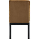  Color_Saddle -- Evelyn Saddle Velvet Upholstered Dining Chair IMAGE 5
