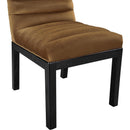  Color_Saddle -- Evelyn Saddle Velvet Upholstered Dining Chair IMAGE 6