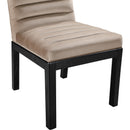  Color_Taupe -- Evelyn Taupe Velvet Upholstered Dining Chair IMAGE 6