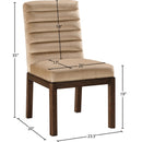  Color_Beige -- Meridian Evelyn Dining Chair IMAGE 8