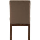 Meridian Evelyn Brown Velvet Dining Chair IMAGE 5