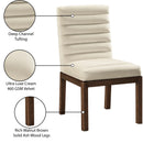  Color_Cream -- Evelyn Cream Velvet Upholstered Dining Chair IMAGE 9