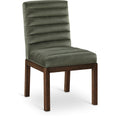  Color_Green -- Evelyn Green Velvet Upholstered Dining Chair IMAGE 1