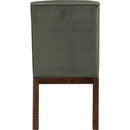  Color_Green -- Evelyn Green Velvet Upholstered Dining Chair IMAGE 5