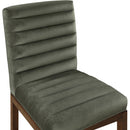  Color_Green -- Evelyn Green Velvet Upholstered Dining Chair IMAGE 7