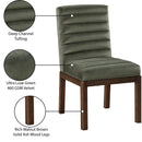  Color_Green -- Evelyn Green Velvet Upholstered Dining Chair IMAGE 9