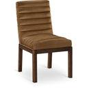  Color_Saddle -- Evelyn Saddle Velvet Upholstered Dining Chair IMAGE 1