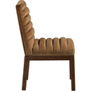  Color_Saddle -- Evelyn Saddle Velvet Upholstered Dining Chair IMAGE 4