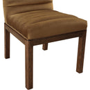  Color_Saddle -- Evelyn Saddle Velvet Upholstered Dining Chair IMAGE 6
