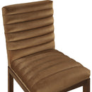  Color_Saddle -- Evelyn Saddle Velvet Upholstered Dining Chair IMAGE 7