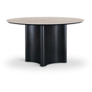 Meridian Corvina Black Oak Veneer Dining Table IMAGE 1