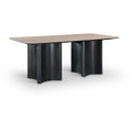  Color_Black -- Meridian Corvina Dining Table with Pedestal Base IMAGE 1