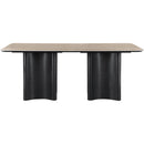 Meridian Corvina Black Oak Veneer Dining Table IMAGE 4
