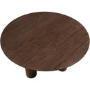  Color_Brown -- Colosseum 54" Brown Solid Wood And Oak Veneer Dining Table IMAGE 4