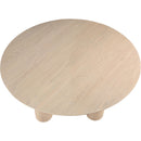  Color_Natural -- Colosseum 54" Natural Solid Wood And Oak Veneer Dining Table IMAGE 4