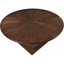  Color_Brown -- Rishal 60" Brown Solid Wood And Oak Veneer Dining Table IMAGE 5