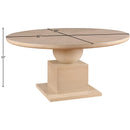  Color_Natural -- Rishal 60" Natural Solid Wood And Oak Veneer Dining Table IMAGE 6