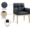  Color_Black -- Meridian Adrian Arm Chair IMAGE 10
