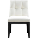  Color_Cream -- Adrian Cream Vegan Leather Upholstered Dining Side Chair IMAGE 3