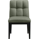  Color_Green -- Adrian Green Vegan Leather Upholstered Dining Side Chair IMAGE 3
