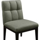  Color_Green -- Adrian Green Vegan Leather Upholstered Dining Side Chair IMAGE 6