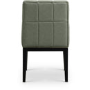  Color_Green -- Adrian Green Vegan Leather Upholstered Dining Side Chair IMAGE 9