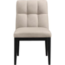  Color_Taupe -- Adrian Taupe Vegan Leather Upholstered Dining Side Chair IMAGE 3
