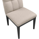  Color_Taupe -- Adrian Taupe Vegan Leather Upholstered Dining Side Chair IMAGE 7