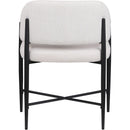 Meridian Dame Cream Fabric Dining Chair IMAGE 5