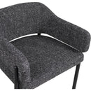  Color_Black -- Dame Black Fabric Upholstered Counter Stool IMAGE 7
