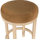  Color_Saddle -- Monette Saddle Velvet Upholstered Counter Stool IMAGE 4