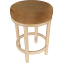  Color_Saddle -- Monette Saddle Velvet Upholstered Counter Stool IMAGE 5