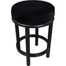  Color_Black -- Monette Black Velvet Upholstered Counter Stool IMAGE 5