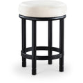 Color_Cream -- Monette Cream Velvet Upholstered Counter Stool IMAGE 1