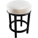  Color_Cream -- Monette Cream Velvet Upholstered Counter Stool IMAGE 5