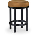  Color_Saddle -- Monette Saddle Velvet Upholstered Counter Stool IMAGE 1