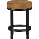  Color_Saddle -- Monette Saddle Velvet Upholstered Counter Stool IMAGE 3