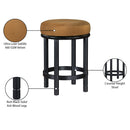  Color_Saddle -- Monette Saddle Velvet Upholstered Counter Stool IMAGE 7