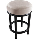  Color_Taupe -- Monette Taupe Velvet Upholstered Counter Stool IMAGE 5