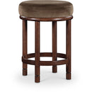  Color_Brown -- Monette Brown Velvet Upholstered Counter Stool IMAGE 1