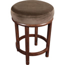  Color_Brown -- Monette Brown Velvet Upholstered Counter Stool IMAGE 5